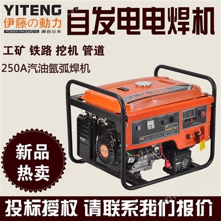 YT250AW移动式氩气焊接发电一体机YT250AW
