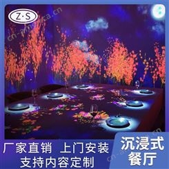 7D全息投影餐厅 互动投影系统 广州全息投影餐厅定制
