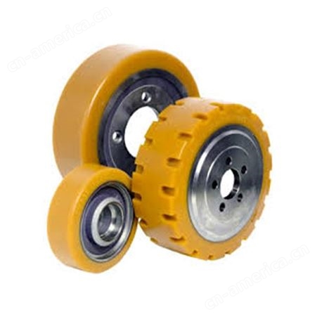 物流自动化聚氨酯承载轮行走轮包胶轮 重型摩擦轮 提升机胶轮定制