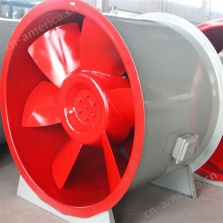 启源空调直销 HTF消防排烟风机 3c高温消防混流式排烟风机
