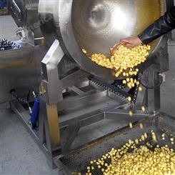 老式杂粮膨化机 大型玉米膨化圆形爆米花机器 焦糖爆米花机器
