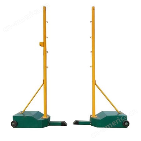 户外移动式羽毛球柱 简易便携式支架移动比赛标准可配重羽毛球柱