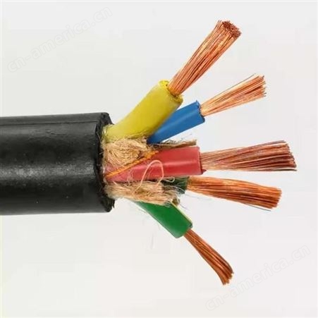 弘泰线缆有限公司 一枝秀 橡胶电缆铜芯软电缆室外工程用电线电缆YC3*10+2