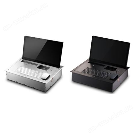 帝琪银行无纸化会议价格一体式无纸化会议系统设备17.3寸超薄液晶屏翻转器QI-2005