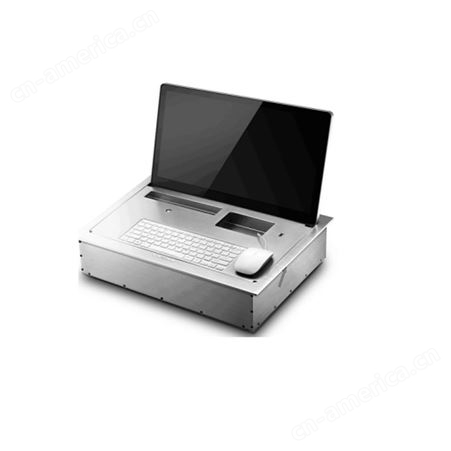 帝琪银行无纸化会议价格一体式无纸化会议系统设备17.3寸超薄液晶屏翻转器QI-2005
