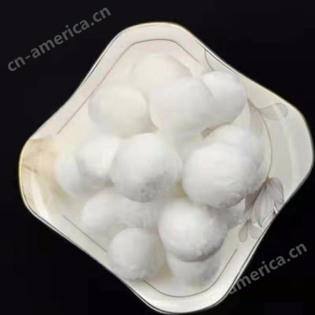 [益通净水] 纤维球 纯白纤维球 改性纤维球填料 油水分离纤维球价格