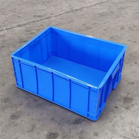 HENGFENG/恒丰 物流周转箱 1号 外尺寸630×480×350mm 内尺寸570×450×345mm白色蓝色厂家批发物流运输箱子