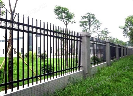 河南创桥实业 锌钢护栏 小区围墙护栏 庭院铁艺护栏