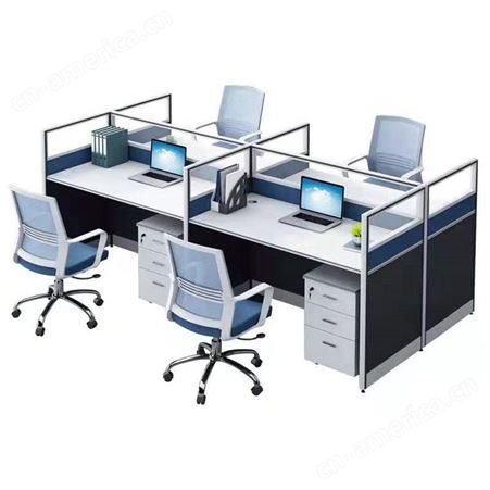 多人隔断职员办公桌  简约现代屏风电脑桌