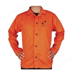 weldas/威特仕33-6730橙色电焊服 防火阻燃工作服 上身烧焊服