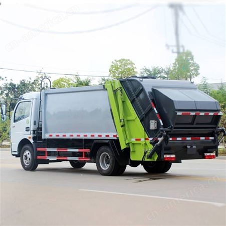 8方压缩式垃圾车 市政环卫垃圾车 生活垃圾运输车 实力厂家 车到付款