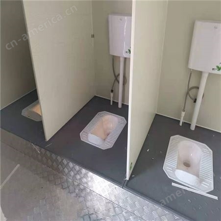 佳德 水冲金属雕花板厕所 长期出租 工地移动卫生间