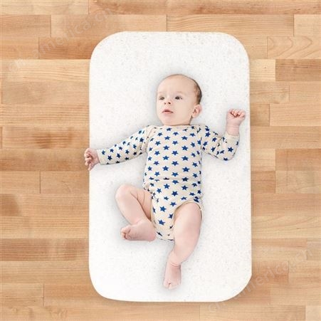 粉丝燕空气纤维婴儿摇篮床垫无甲醛SGS认证水洗3D夏季软垫硬垫