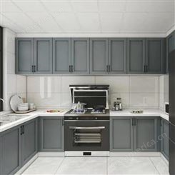 爱米全铝家具 支持大量批发拿货 铝合金整体厨房橱柜 现代简约橱柜定制 全屋家具设计