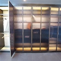 橱柜定做 全铝合金橱柜 现代简约 个性厨房家具定制 爱米