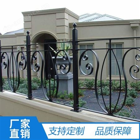 铝艺护栏大门 铝合金围栏 别墅桥梁护栏 可根据尺寸定制