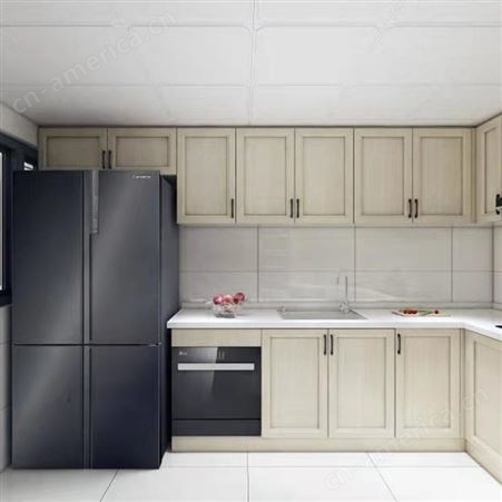 爱米全铝家具 支持大量批发拿货 铝合金整体厨房橱柜 现代简约橱柜定制 全屋家具设计