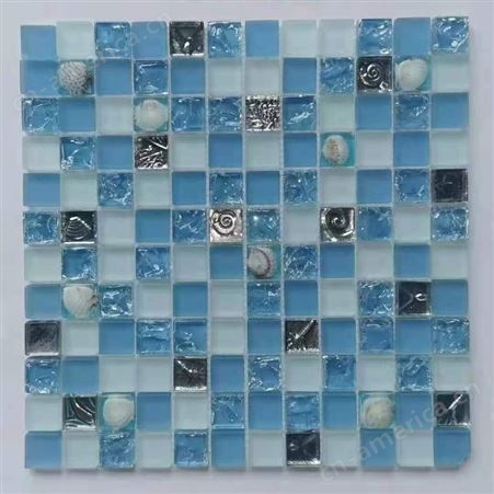 冰裂马赛克玻璃瓷砖 电视背景墙浴室厨房卫生间防滑瓷砖