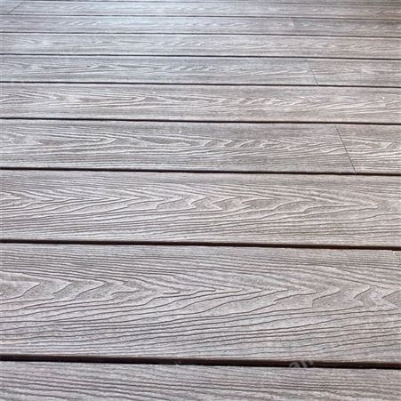 在线压纹地板 木塑防腐木制造  户外生态木地板