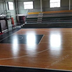 体育木地板定制 实木运动地板安装 宜昌运动地板厂家 泰立G0198