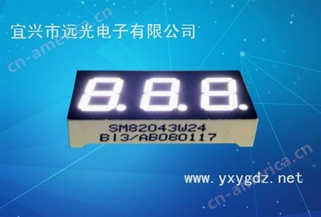专业定制led数码管 江苏0.3数码管 数码管套件 远光数码彩屏 数码管厂家供应