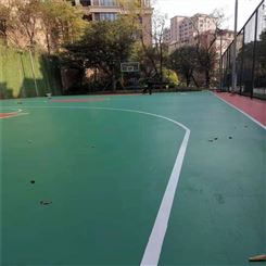重庆小区物业硅PU球场施工地产硅PU球场学校幼儿园硅PU施工铺设